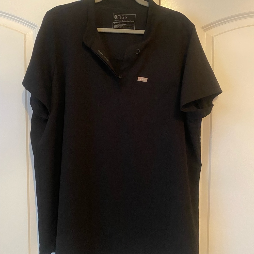 Figs Kitale maternity top XXL Black
